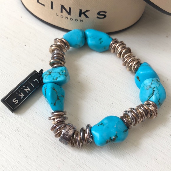 Links of London Sweetie Turquoise bracelet - Picture 2 of 2